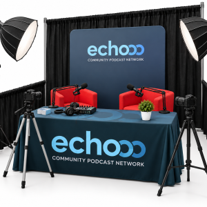 Echo Podcast Expo Booth